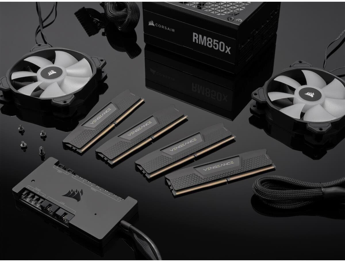 メモリー CORSAIR VENGEANCE DDR5 6000MHz 32GB CL30 Corsair Vengeance RGB grau UDIMM 32GB Kit, DDR5-6000, CL30