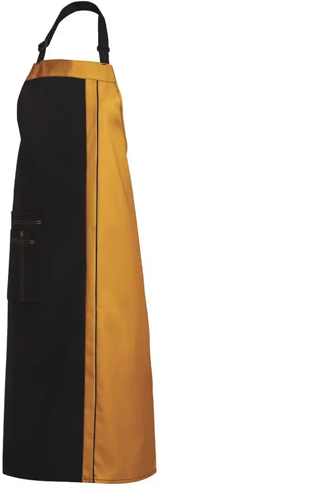 Leiber Latzschürze ca. 100 cm /2522/1067 black/Dunkelrosa