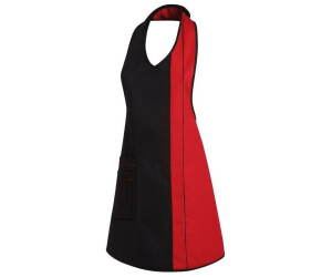 Snickers Lady Latzschürze /20/1002 black/red