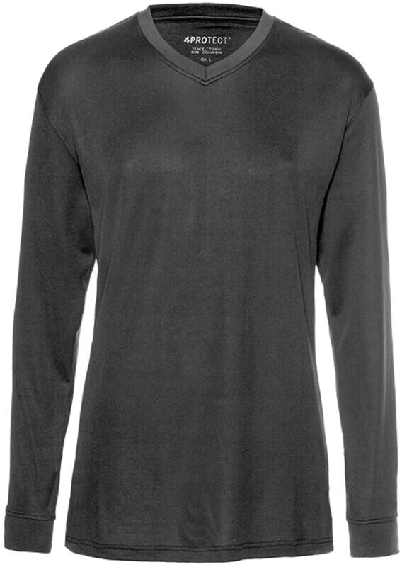 Leiber Tencel LLangarmshirt Austin grey