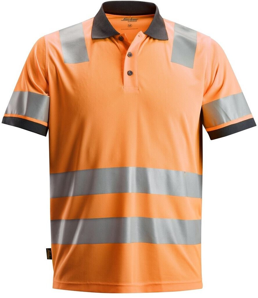 Snickers AllroundWork Hi-Vis Polo Shirt/Kl. 2/EN 20471 High-Vis Orange