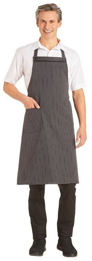 Fristads Latzschürze /502/25 black/white