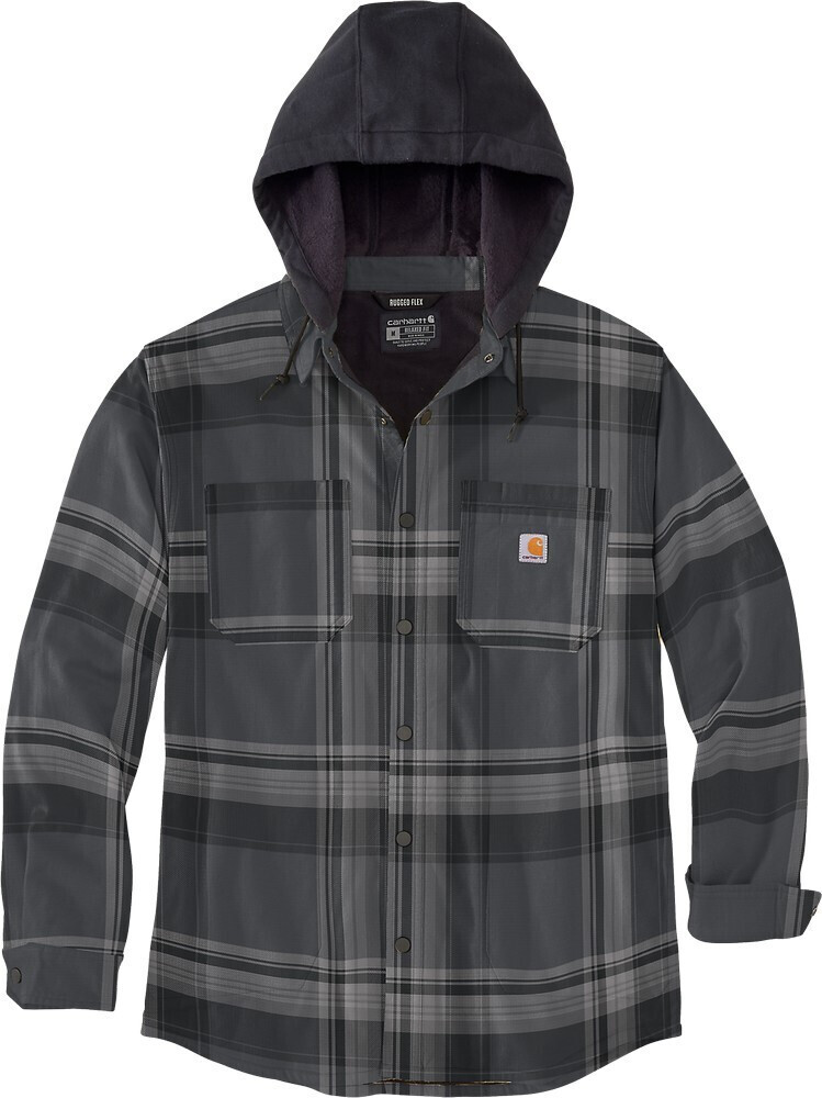 Terrax jacket Flannel Sherpained Shirt Jac Black