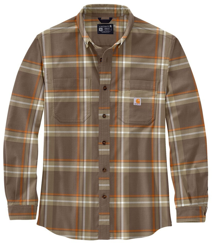Albatros Hemd Flannel L/S Plaid Shirt Chestnut