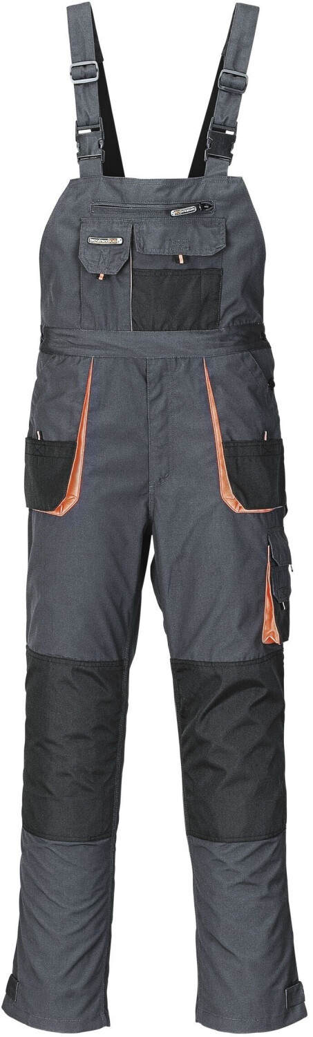 Snickers Dungarees Dunkelgrey/black