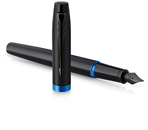 Parker IM Vibrant Rings Stylo plume bleu M (2172859)