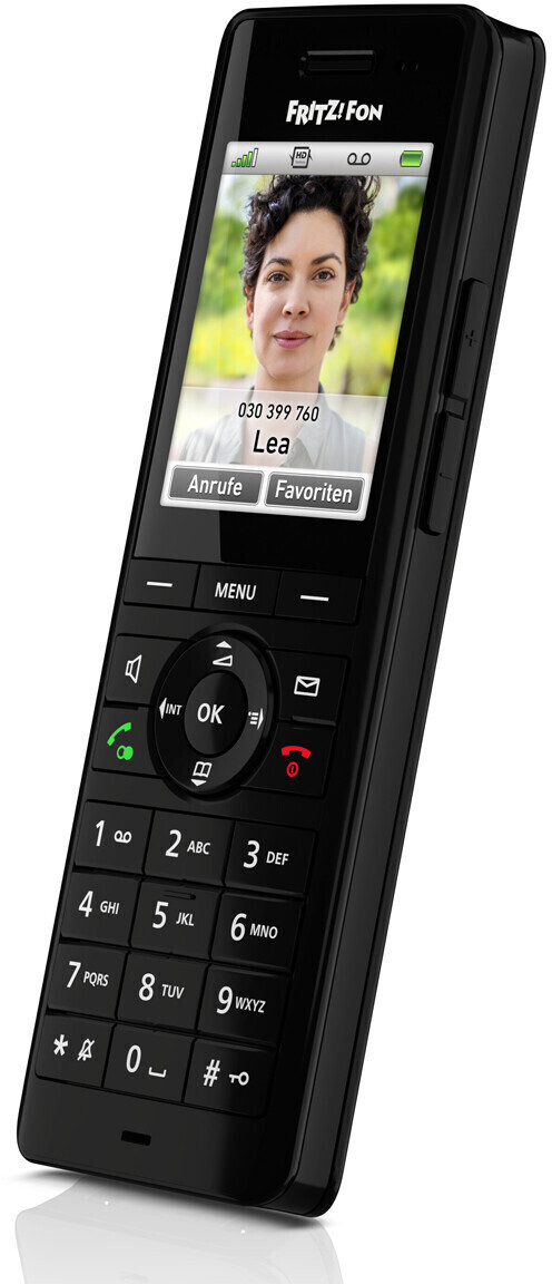 AVM FRITZ!Fon X6 Black DECT-Komforttelefon , schwarz, deutschsprachige  Version: : Elektronik & Foto