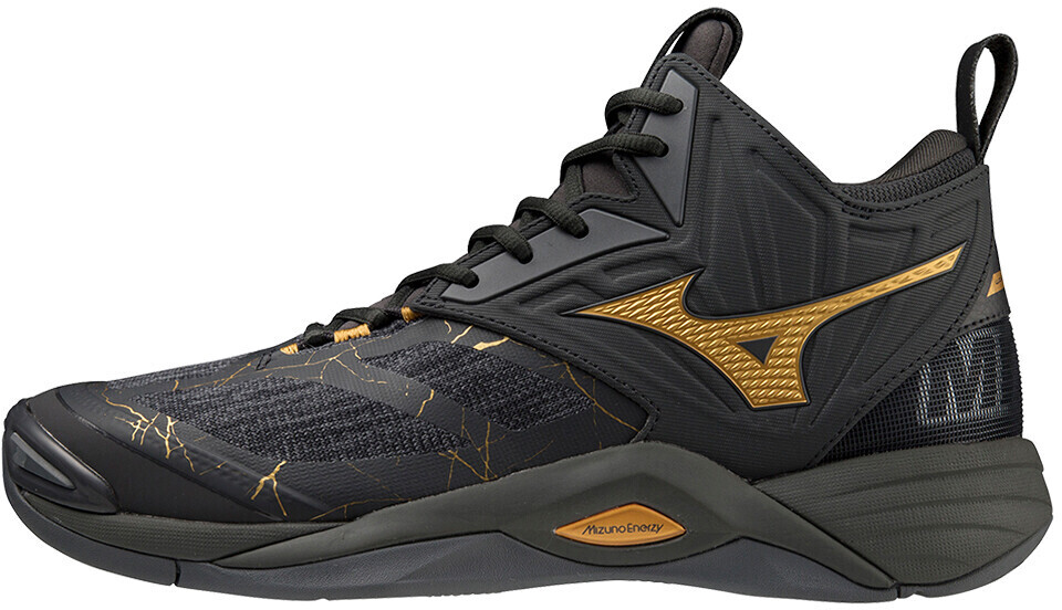 Black and gold mizuno volleyball shoes new arrivals