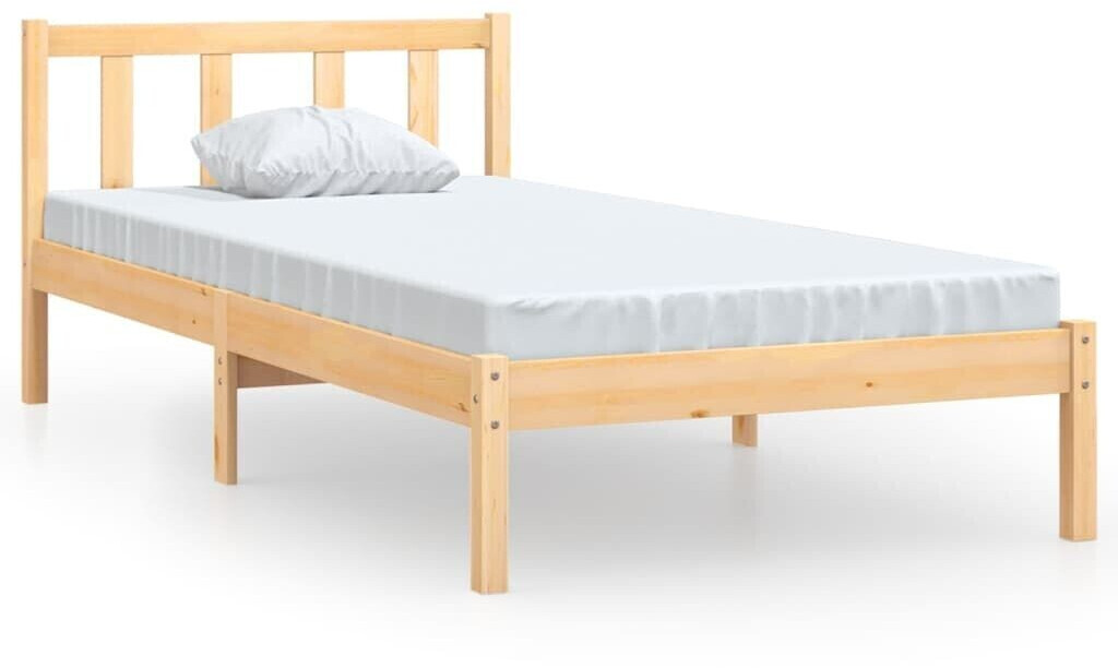Photos - Bed VidaXL Solid Wood  Pine 90x200cm  (810067)