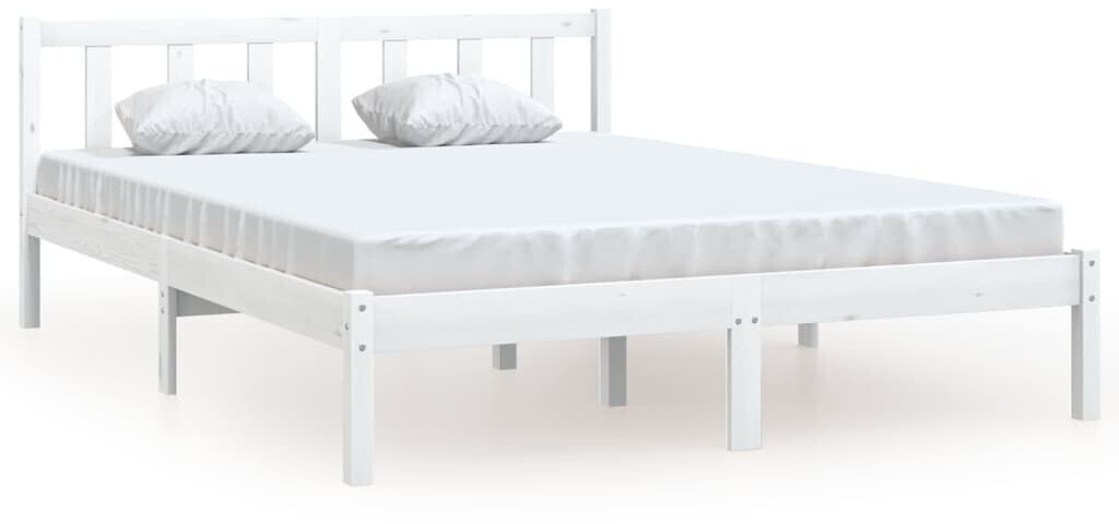 vidaXL Solid Wood Bed Pine 160x200cm (810093)