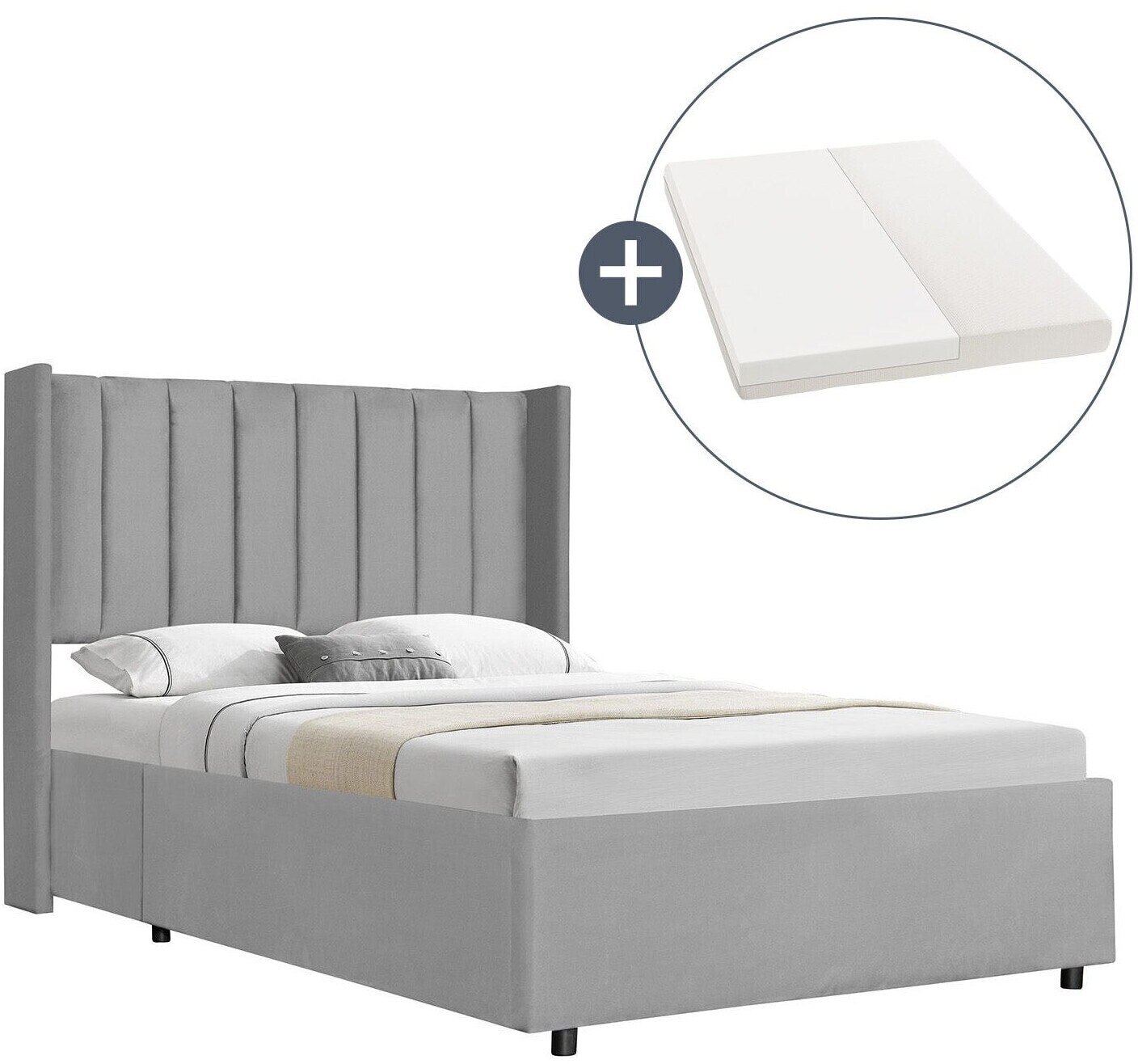 Juskys Savona 120x200cm with Mattress (30026)