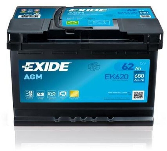 Exide EK620 12V 62Ah