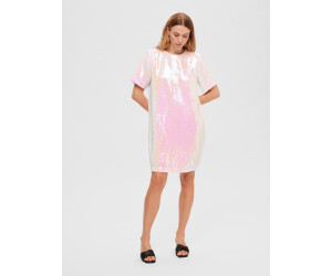 Selected SLFADELE SS SHORT DRESS D2 (16093152-4433666) bright white 1 ...