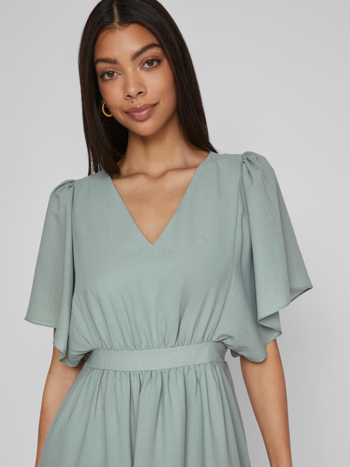 VILA VIFOXY O NECK MAXI DRESS - Maxi Dress - Black Beauty/black
