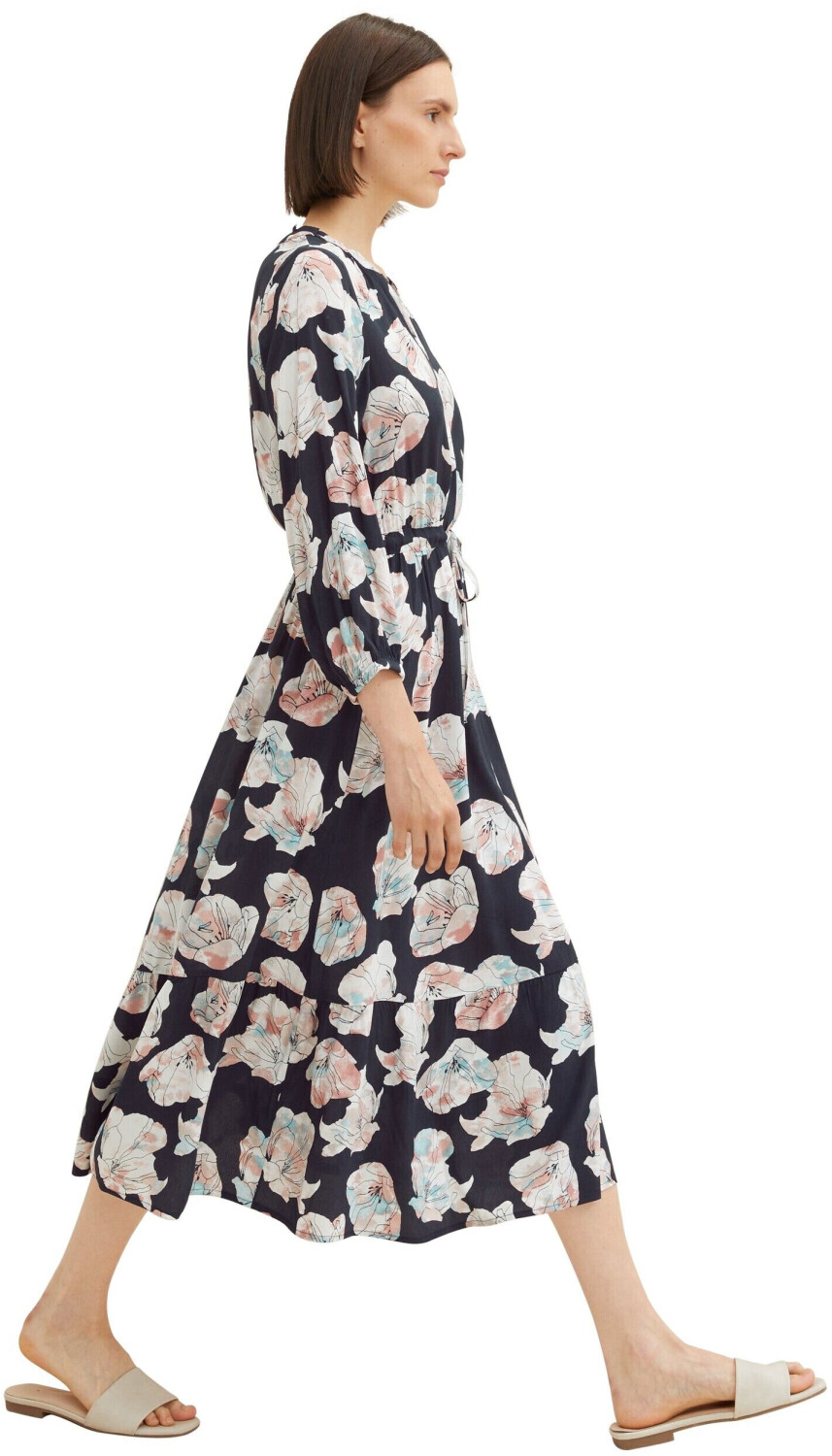 Tom Tailor Gemustertes Kleid mit Volants (1037922-32413) tie dye flower  design ab 51,99 € | Preisvergleich bei