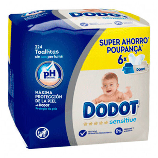 Las toallitas de Dodot más populares de  están hoy en oferta:  consigue 864 unidades por 32 euros