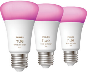 Pack Philips Hue (2 Ampoules White & Color Ambiance E27 1100 lm + Pont +  Télécommande Dimmer Switch + Prise connectée) + Pack Essentielb –