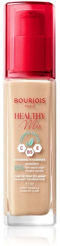 Photos - Foundation & Concealer Bourjois Healthy Mix Clean Foundation  Light Vanilla (50 ml)