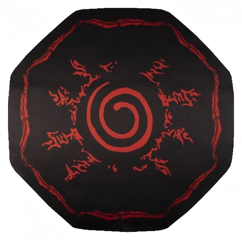 Konix Naruto Shipen Tapis de sol noir/rouge