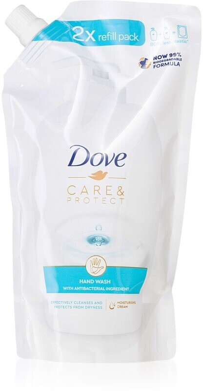 Photos - Shower Gel Dove Care & Protect liquid soap refill  (500ml)