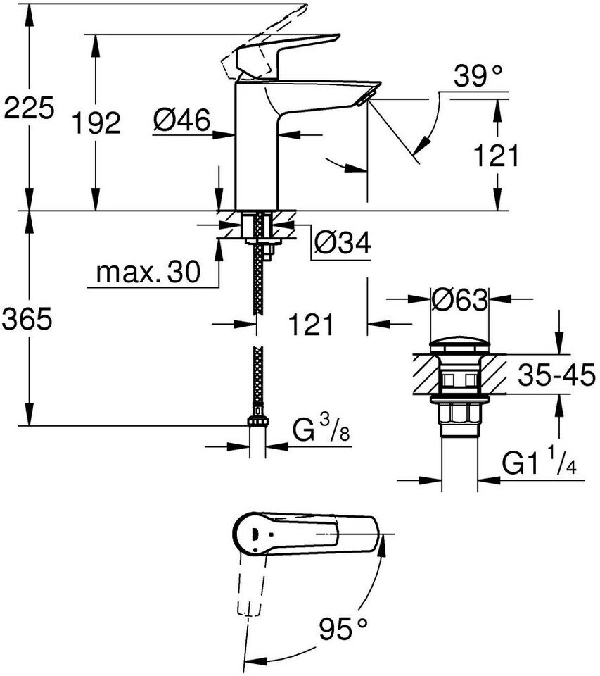 GROHE Start M-Size matte black (237462432) ab 84,56 