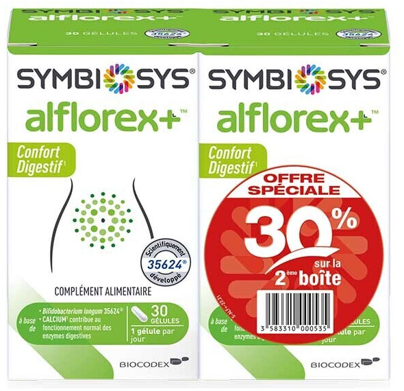 Symbiosis Alflorex+ 2 x 30 gélules