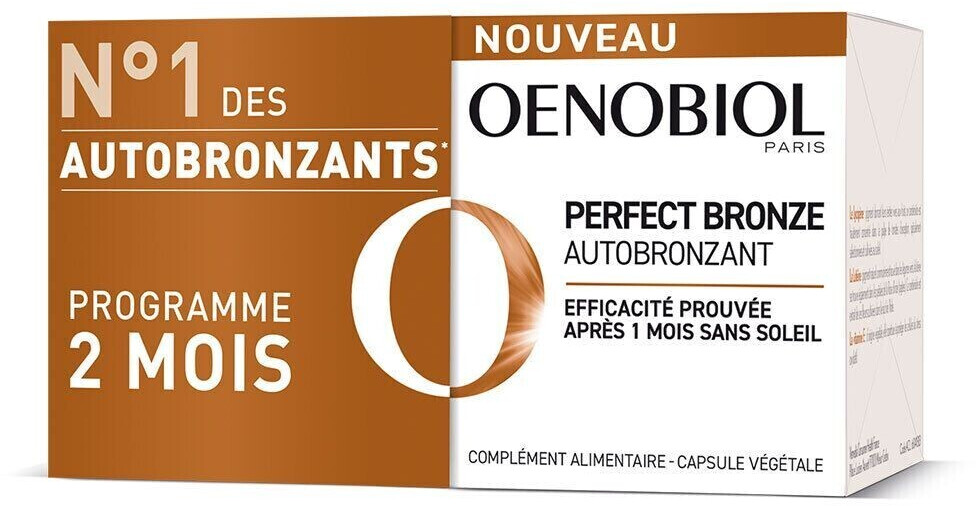 Oenobiol Perfect Bronze Autobronzant 2 x 30 capsules