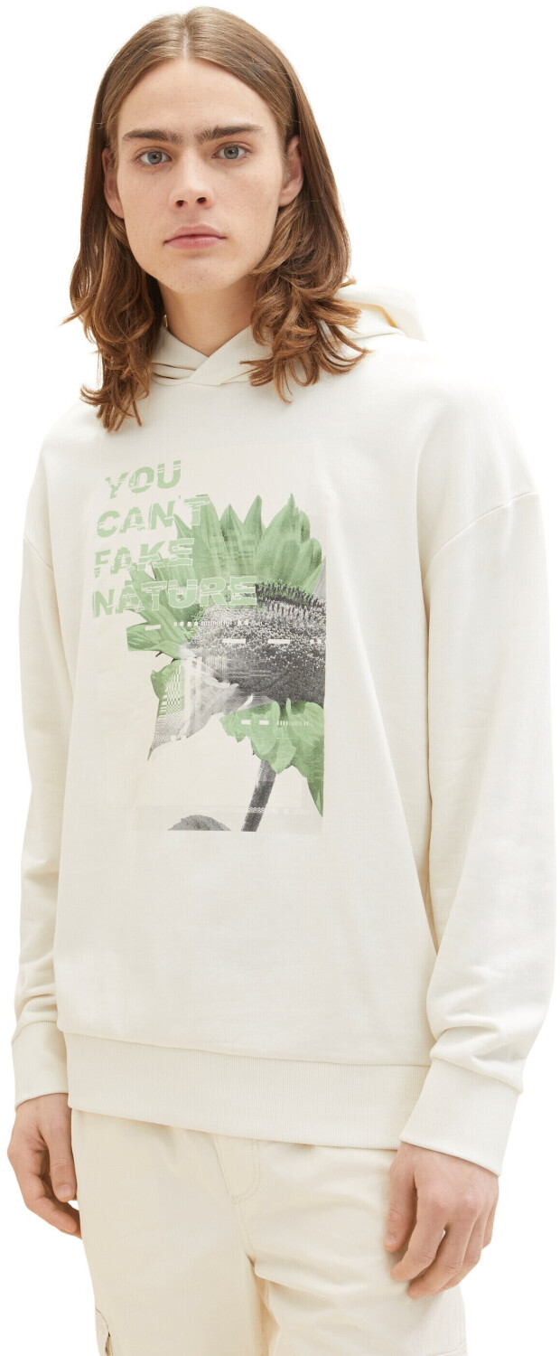 Tom Tailor Denim Hoodie mit Fotoprint 1035672 12906 wool white ab 48 89 Preisvergleich bei idealo