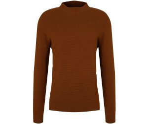 Tom Tailor Structured Crew Neck Knitter (1032286-21652) equestrian brown