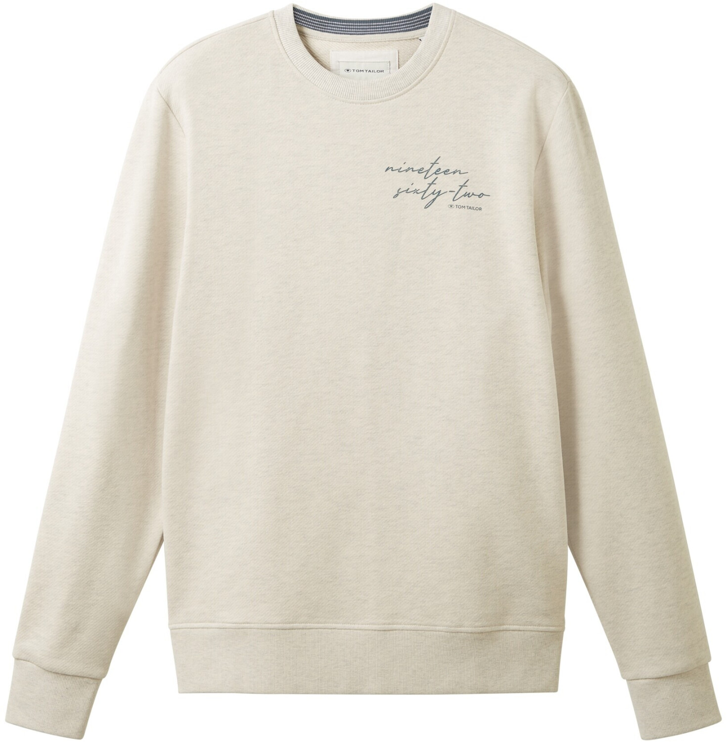 Tom Tailor Sweatshirt mit Print (1037818-18623) vintage beige melange ab  31,41 € | Preisvergleich bei