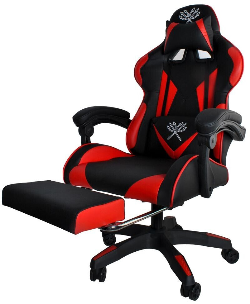 Dunmoon Fauteuil gamer noir/rouge
