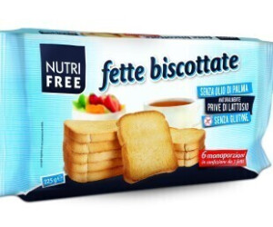 Nutrifree Fette Biscottate Senza Glutine Monoporzioni (225g) a € 3,79  (oggi)