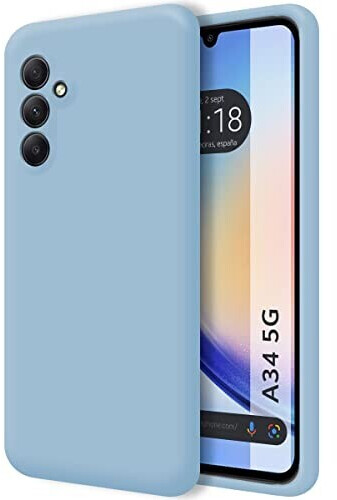 Halbsteife Silikon Handyhülle für Samsung Galaxy S24 Ultra, Blau