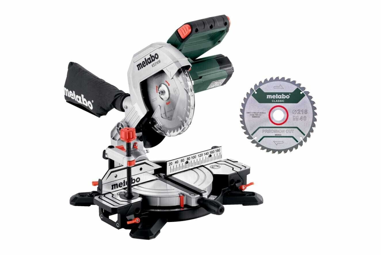 Metabo KS 216 M + saw blade (610216900)
