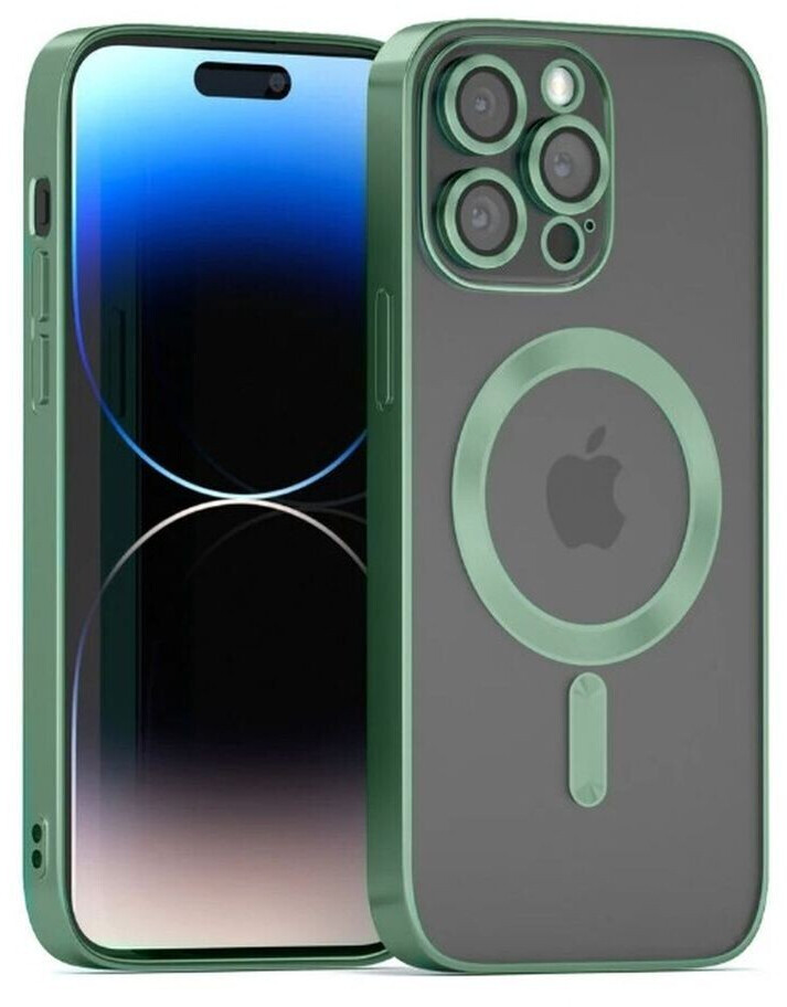 Cofi MagSafe Hülle mit Kameraschutz kompatibel mit Samsung Galaxy S22 Ultra  Grün ab 11,95 €