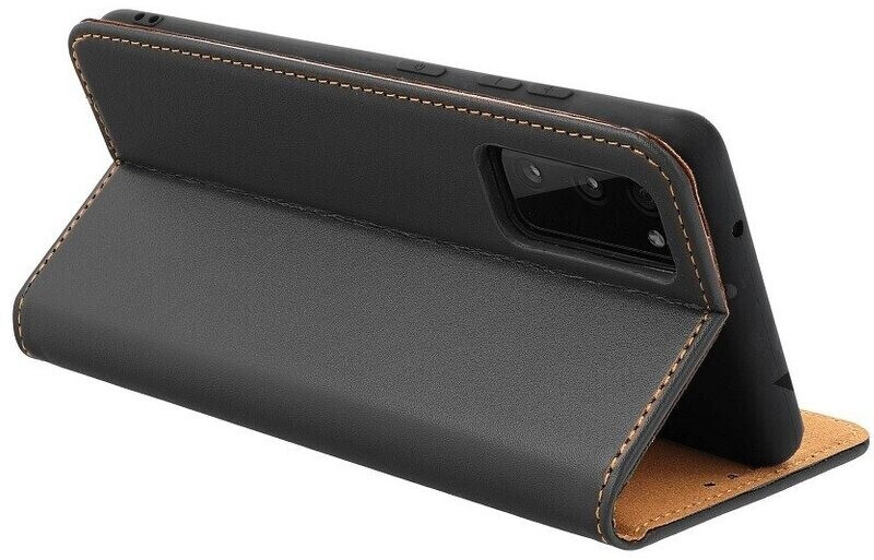 Cofi Smart Pro Echt Buchtasche Leder Tasche Lederbuch Hülle Cover Case  Handytasche für Samsung Galaxy S20 FE (G780F) Schwarz ab 12,95 €