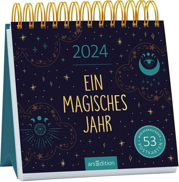Ars Edition Postkartenkalender 2024 Ein magisches Jahr ab 9,50