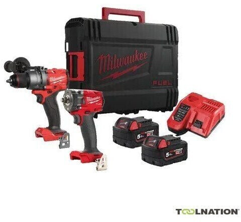 Milwaukee M18 FPP2B3-502X ( 5,0 Ah x 2 + charger + case)