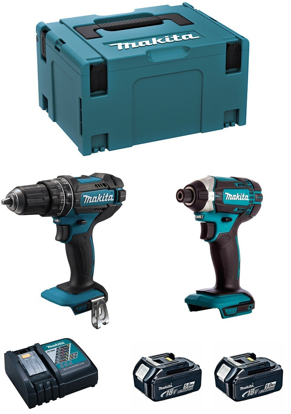 Makita MK218RTJ (2 x 5,0 Ah)