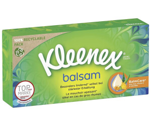 Kleenex Balsam Taschentücher-Box 4-lagig Aloe Vera & Calendula