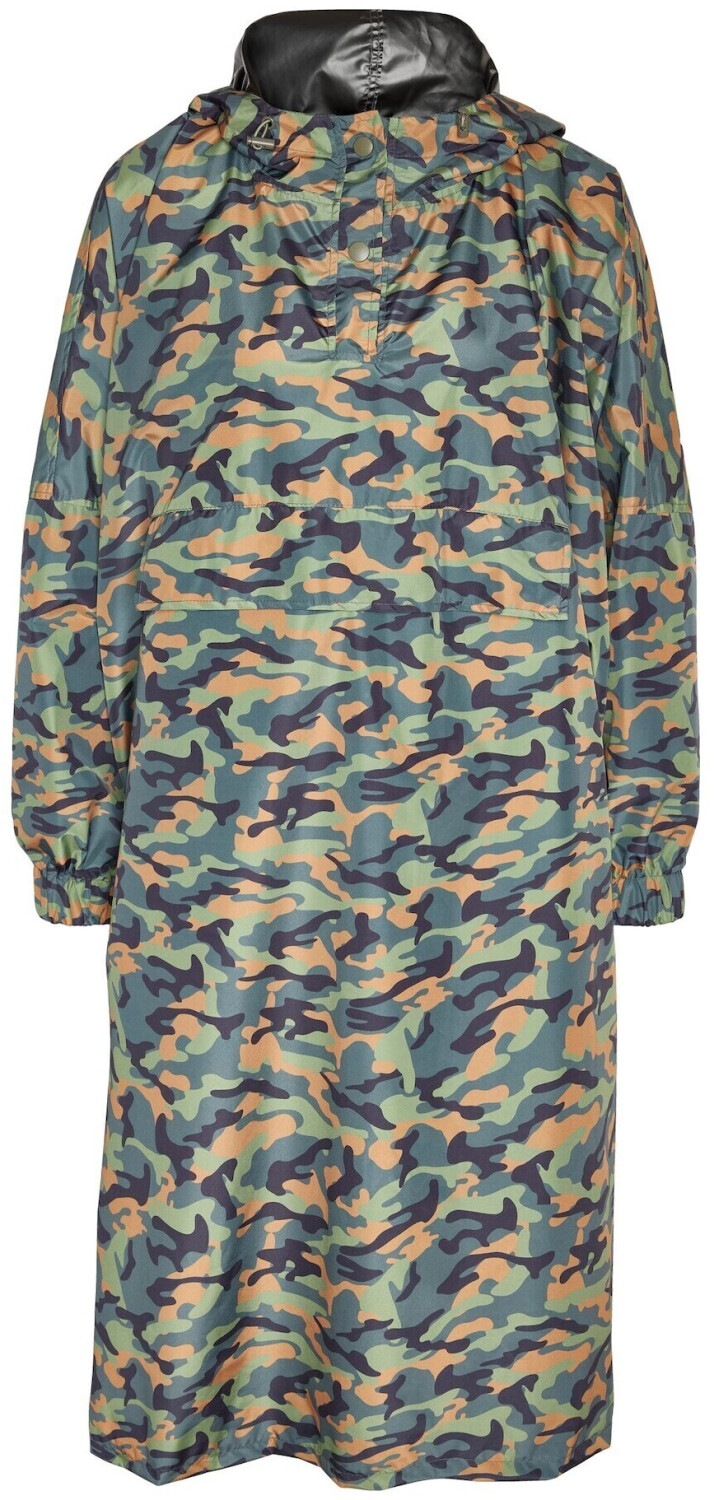 Noisy May Rain Poncho Print kalamata