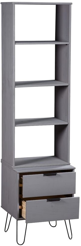 vidaXL Bücherregal New York Grau (321142)