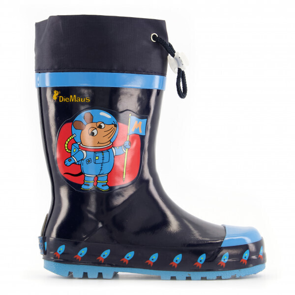Playshoes Kids Gummistiefel Die Maus Weltraum marine