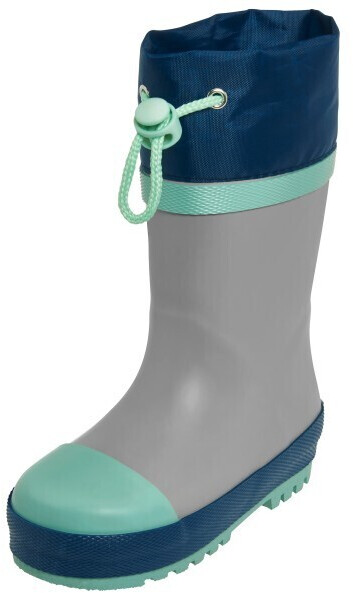 Playshoes Kids Gummistiefel Halbschaft Basic Gefüttert grey