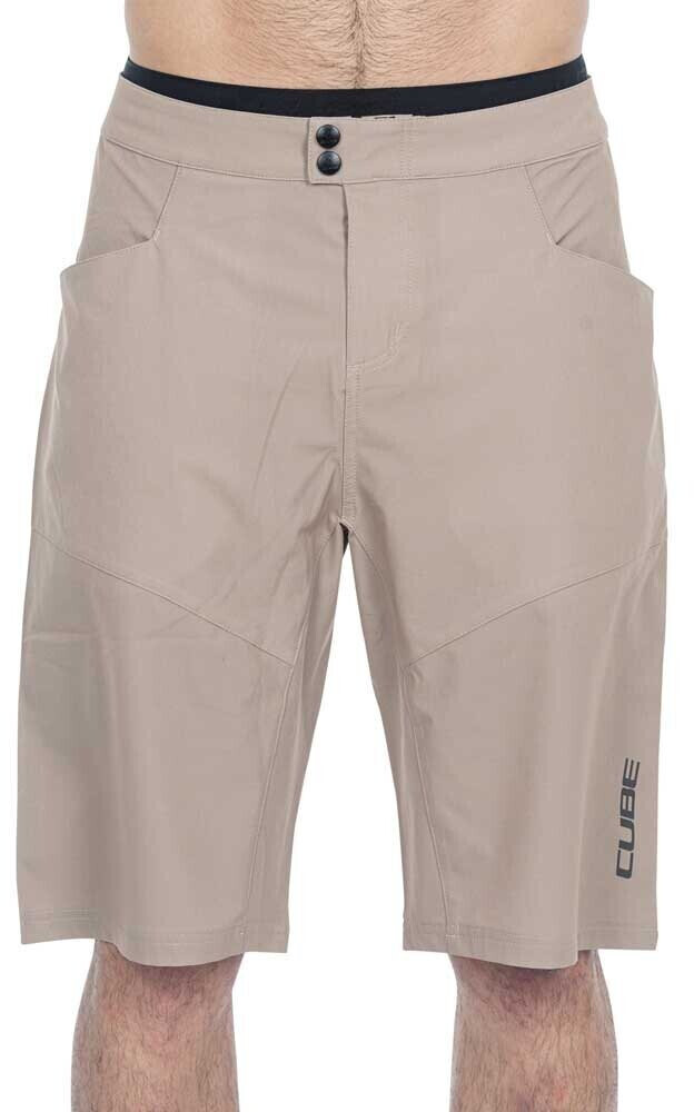 Photos - Cycling Clothing Cube Atx Baggy Cmpt Liner Shorts Beige Men 