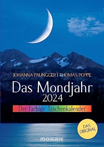 Mosaik Verlag Das Mondjahr 2024 Der farbige Taschenkalender