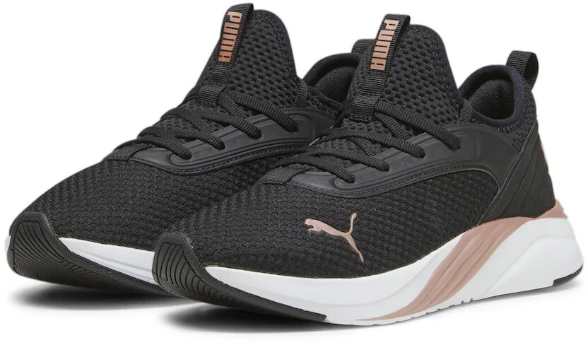 Puma Softride Ruby Luxe Women black rose gold metallic ab 124 97