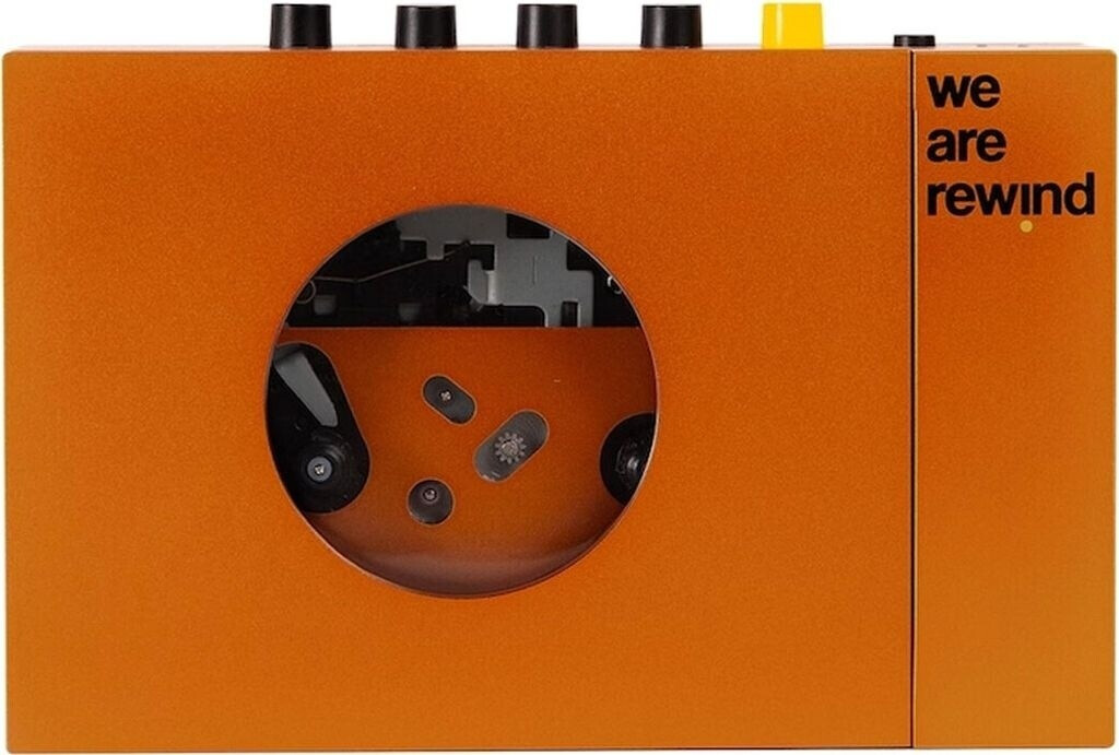 We Are Rewind Cassette Player Serge orange
