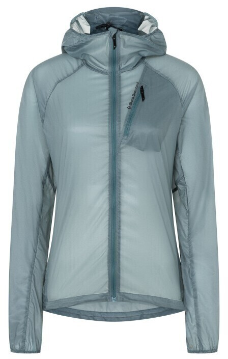 Black Diamond Distance Wind Shell Women grey/Blue Ash