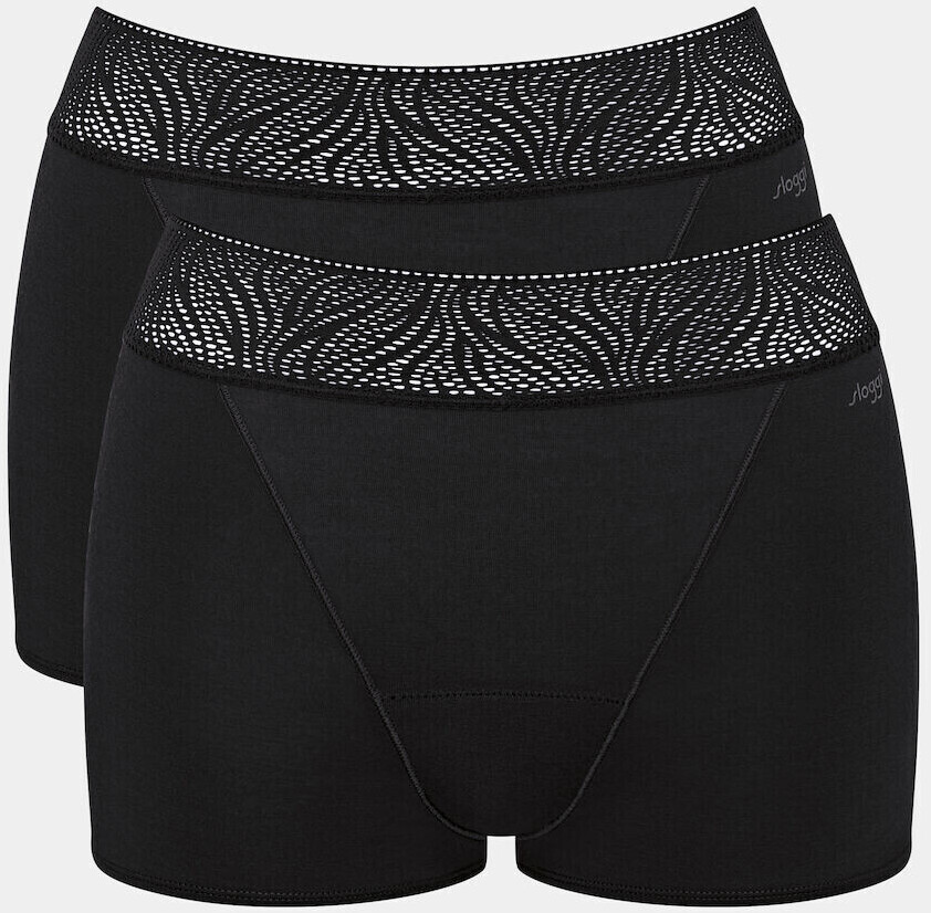 Sloggi homme 24/7 boxer- 2-pack (lot de 2 boxers) -noir